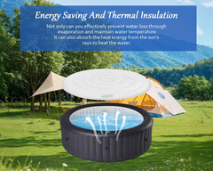 Inflatable Hot Tub Cover with Handle
