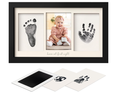Inkless Hand and Footprint Keepsake Kit Mess Free Memory Frame for Cherished Prints