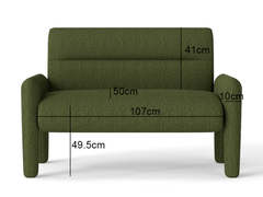 Hunter Green 3 Piece Sofa Set