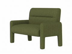 Sofa Dubai Hunter Green 2 Seater Modern Fabric Lounge Sofa