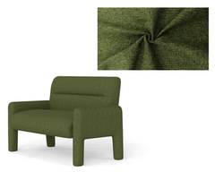 Sofa Dubai Hunter Green 2 Seater Modern Fabric Lounge Sofa