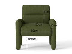 Hunter Green 3 Piece Sofa Set
