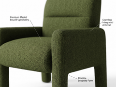 Dubai Hunter Green Single Seater Sofa