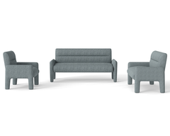 Modern 2 Seater Sofa Dubai Sky Blue