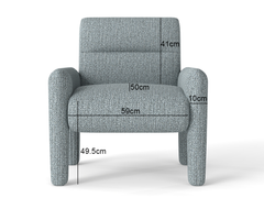 3 Piece Sofa Set – Dubai Sky Blue