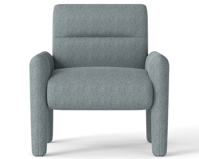 Modern Single Seater Sofa Dubai Sky Blue – Luxurious Chenille Chair