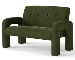 Milan Hunter Green 2 Seater Sofa