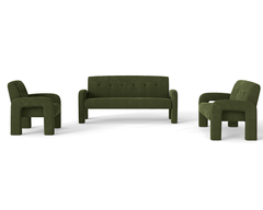 Milan Hunter Green 2 Seater Sofa