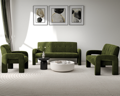 Modern 1 Seater Sofa Milan Hunter Green