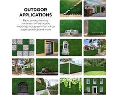 Artificial Green Plant Wall Pane