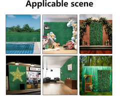 Artificial Green Plant Wall Pane