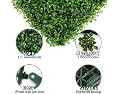 Artificial Green Plant Wall Pane