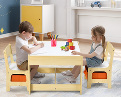 Kids Table and Chairs Set - Study Desk