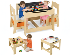 Kids Table and Chairs Set - Study Desk