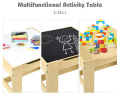 Kids Table and Chairs Set - Study Desk