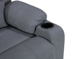 NovaCloud Fabric 3 Seater Recliner Sofa