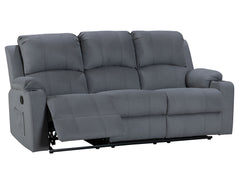 NovaCloud Fabric 3 Seater Recliner Sofa