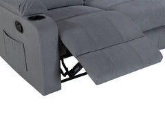 NovaCloud Fabric 2 Seater Recliner Sofa