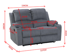 Recliner Sofa Set 3PCS NovaCloud Recliner