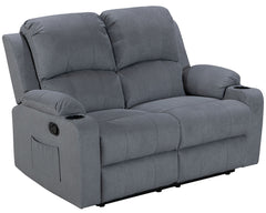 NovaCloud Fabric 2 Seater Recliner Sofa