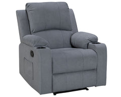 Manual reclining lounge chair