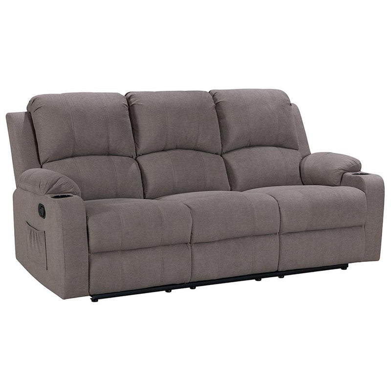 NovaCloud Fabric 3 Seater Recliner Sofa