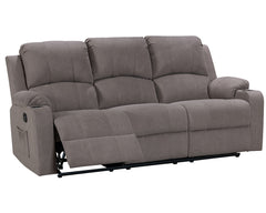 NovaCloud Fabric 3 Seater Recliner Sofa