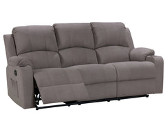 NovaCloud Fabric 3 Seater Recliner Sofa