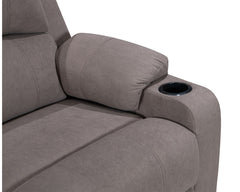 NovaCloud Fabric 1 Seater Recliner Sofa