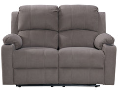 Sofa Set 3PCS NovaCloud Recliner Mocha Chenille