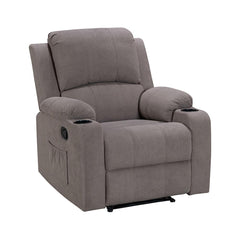 NovaCloud Fabric 1 Seater Recliner Sofa - Mocha / Chair
