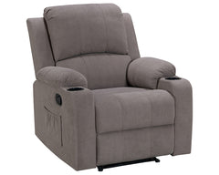 Sofa Set 3PCS NovaCloud Recliner Mocha Chenille