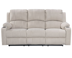 NovaCloud Fabric 3 Seater Recliner Sofa