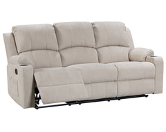 NovaCloud Fabric 3 Seater Recliner Sofa