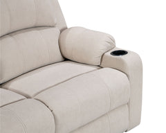 NovaCloud Fabric 3 Seater Recliner Sofa