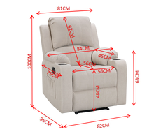 NovaCloud Recliner Sofa Set 3PCS