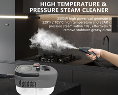 Handheld 2500W Steam Cleaner High Temperature Pressurized