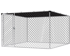 Outdoor Dog Run with Shade Sail
