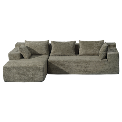 Compressed Sofa L-Shape Modular Sofa with Chaise
