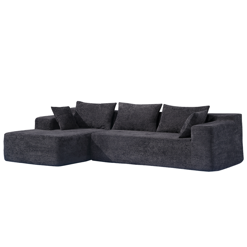 Compressed Sofa L Shape Modular Sofa with Chaise