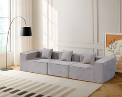 Modern Three Seater Compressed Sofa
