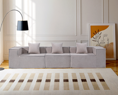 Modern Three Seater Compressed Sofa