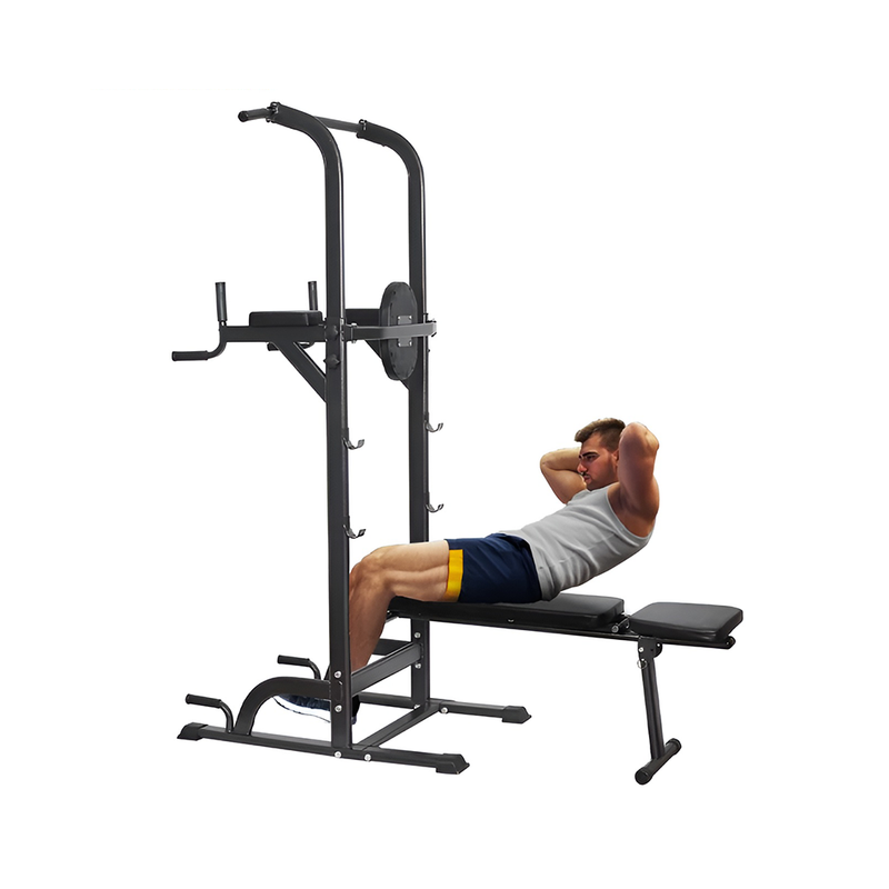Power Tower Dip Station Pull Up Bar for Home Gym