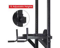 Power Tower Dip Station Pull Up Bar for Home Gym