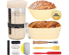 Sourdough Starter Kit with Bread Proofing Basket