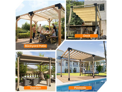 Double Pergola Hardware DIY Kit