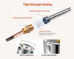 Alcohol Distiller Still Water Wine Spirits Brew Home 50L