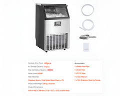 Home Commercial Bullet Ice Maker