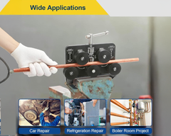 Tube Straightener Pipe Adjuster Aluminum for Copper Tubing Alignment Tool