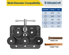 Tube Straightener Pipe Adjuster Aluminum for Copper Tubing Alignment Tool